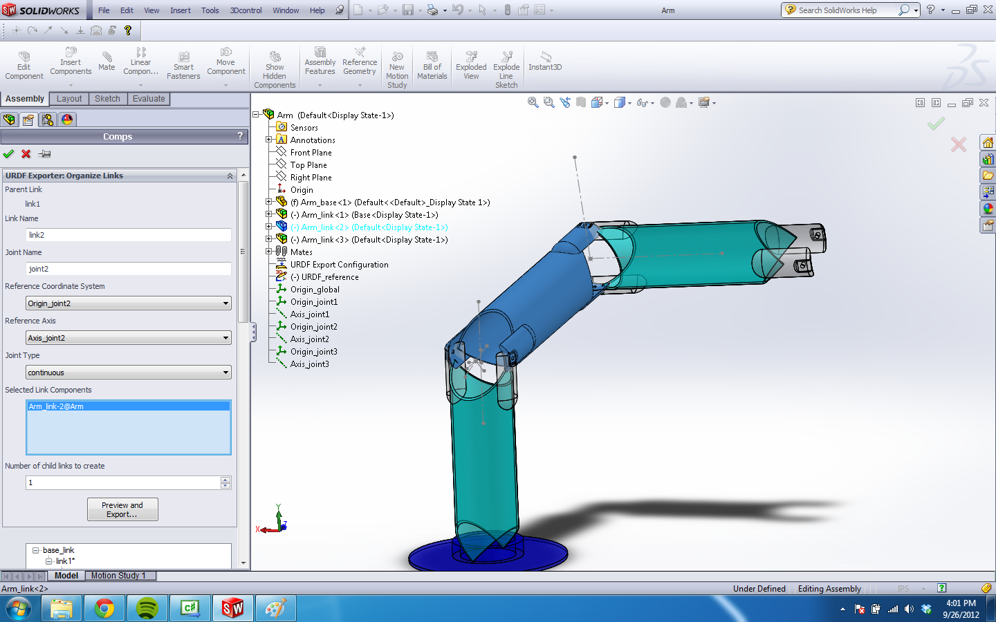 Announcing SolidWorks to URDF Exporter 1.5