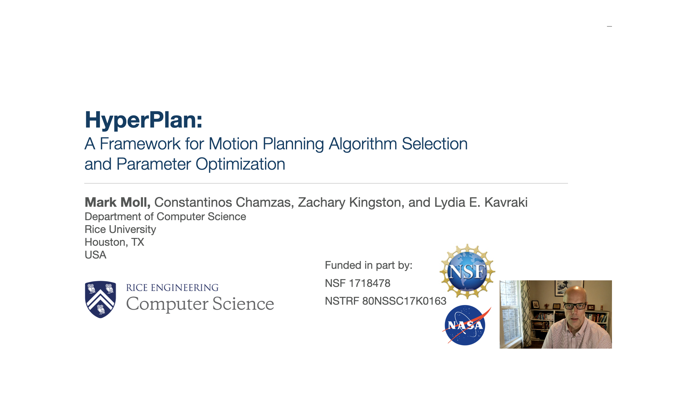 HyperPlan: A Framework for Motion Planning Algorit