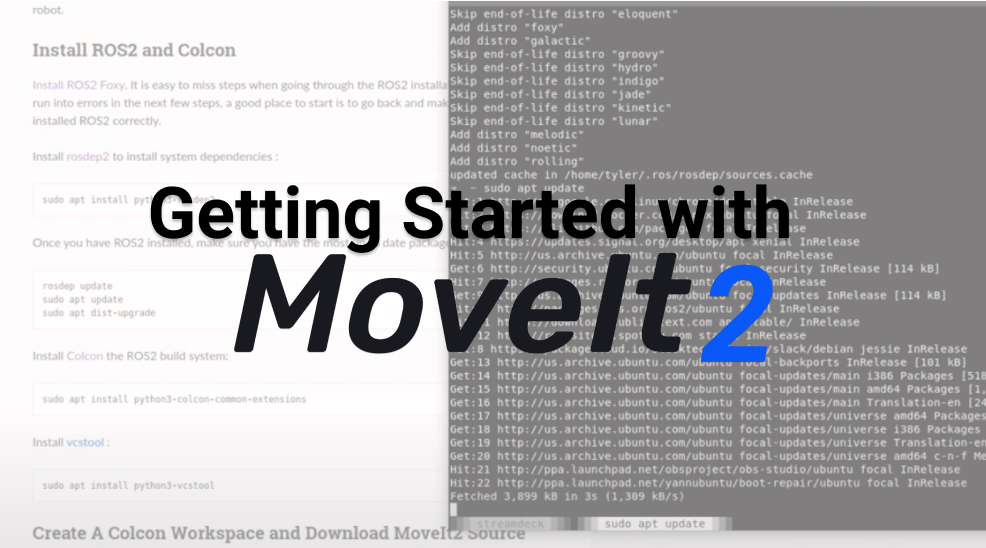PickNik's Getting Started With MoveIt 2 YouTube Se