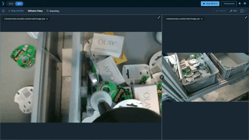 End-to-End AI with Diffusion Policies